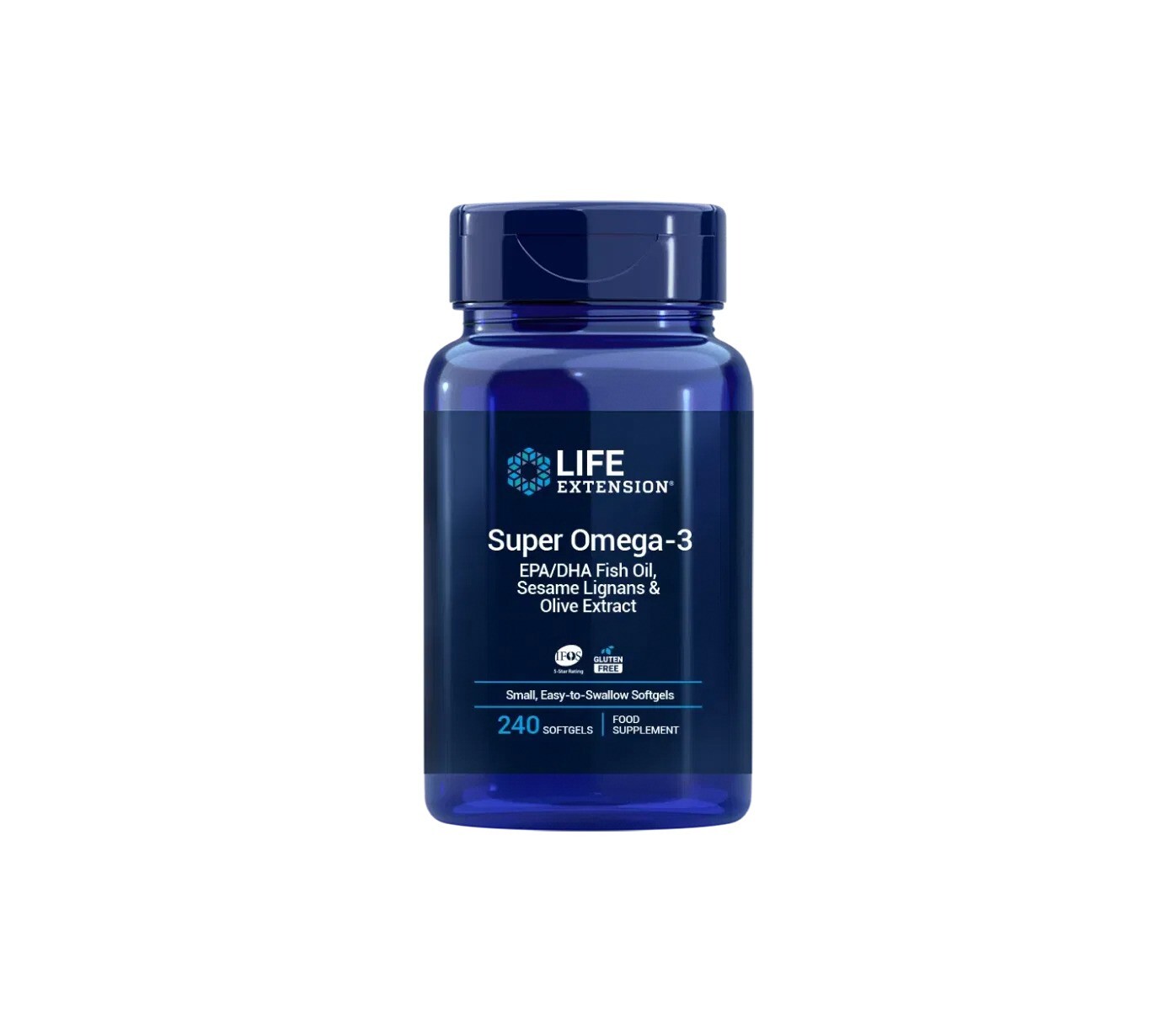 Life Extension Super Omega-3 EPA/DHA Fish Oil, rybí Omega-3 EPA/DHA, 240 softgel kapslí