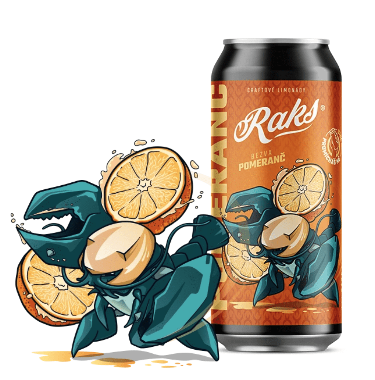 Raks - Bezva pomeranč, limonáda, 500 ml