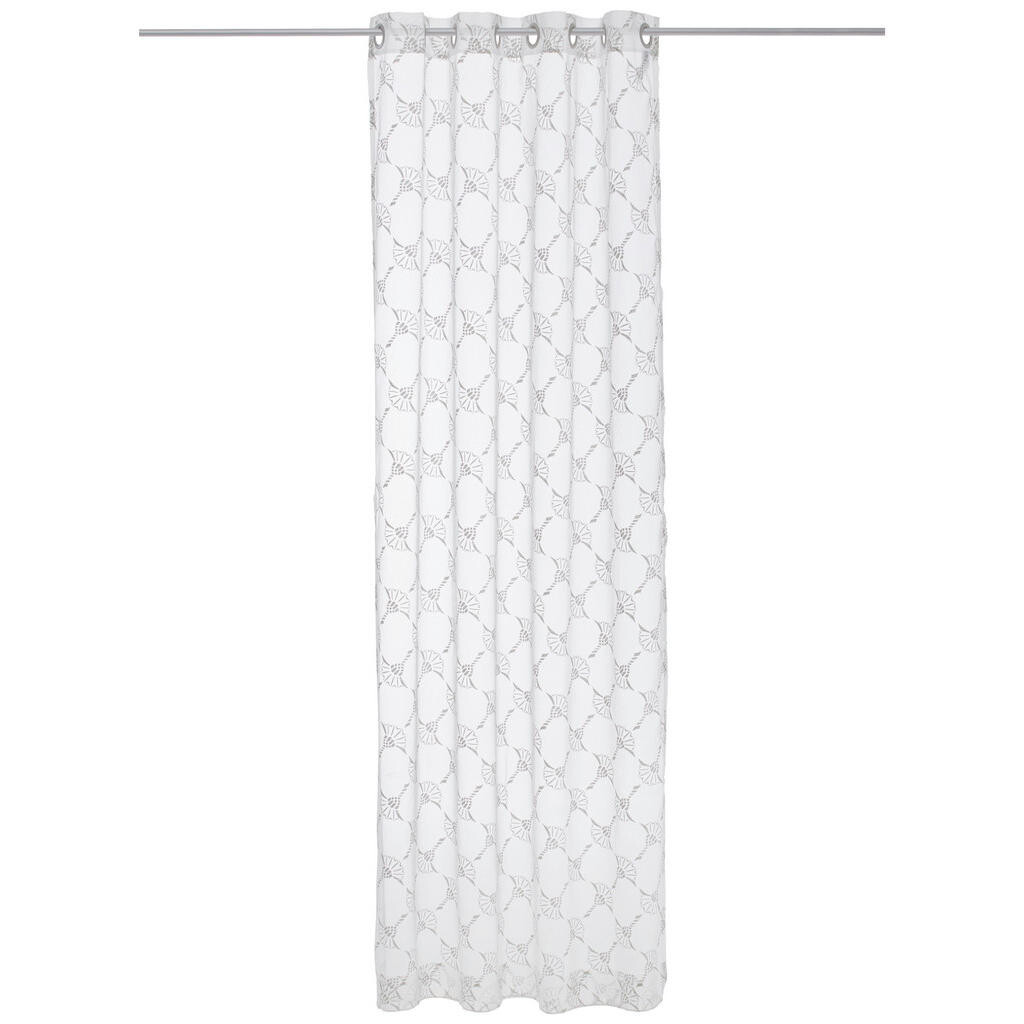 Joop! ZÁVĚS S OČKY, průhledné, 140/250 cm