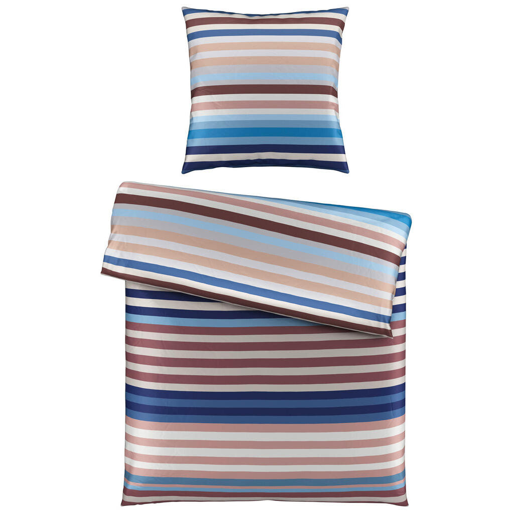 Novel POVLEČENÍ, satén, modrá, 135/200 cm