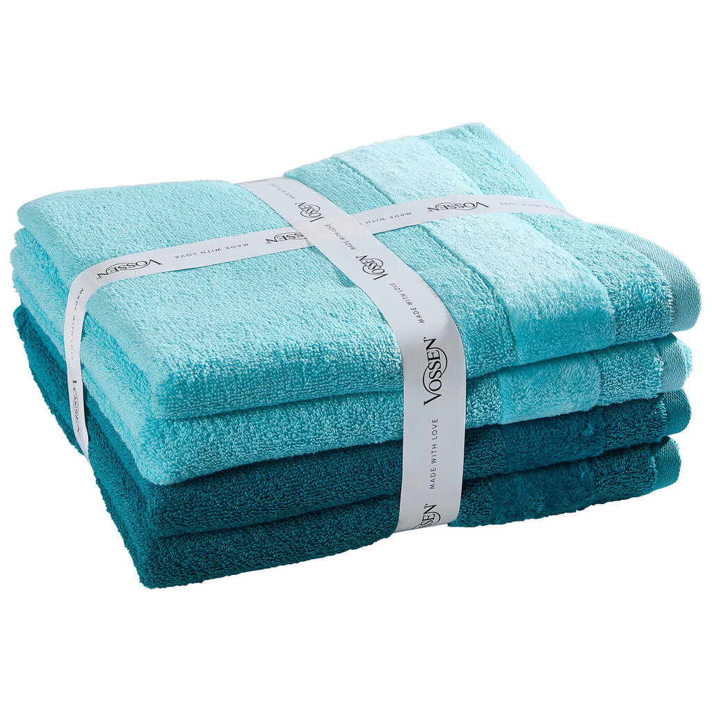 Vossen SADA RUČNÍKŮ A OSUŠEK, modrá