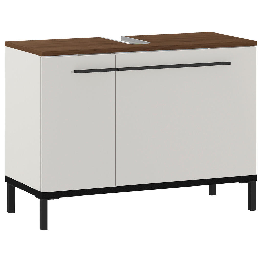 Xora SKŘÍŇKA POD UMYVADLO, kašmírová, černá, barvy ořechu, kašmírová, 80/59/34 cm