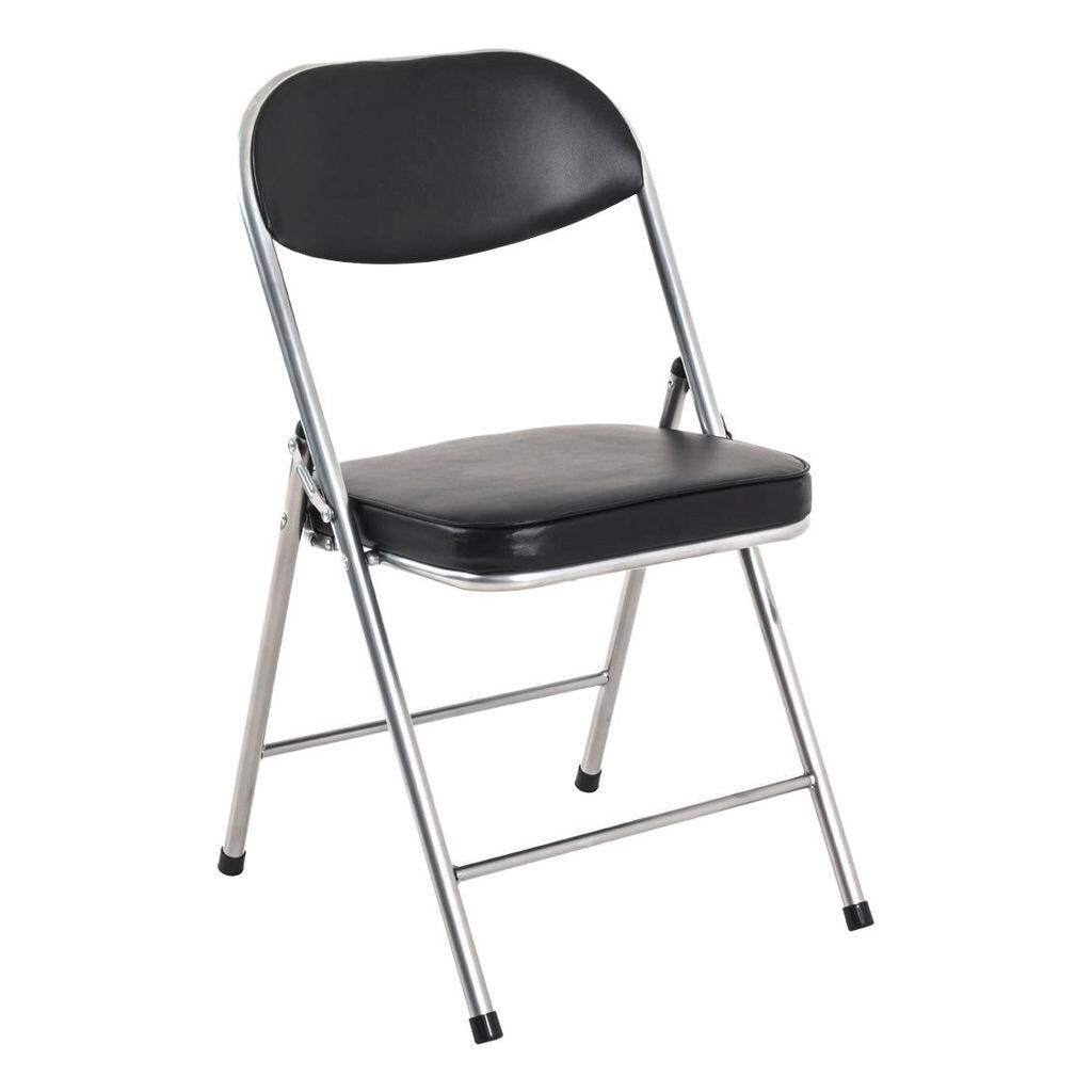 XXXL SKLÁDACÍ KŘESLO, černá, barvy hliníku