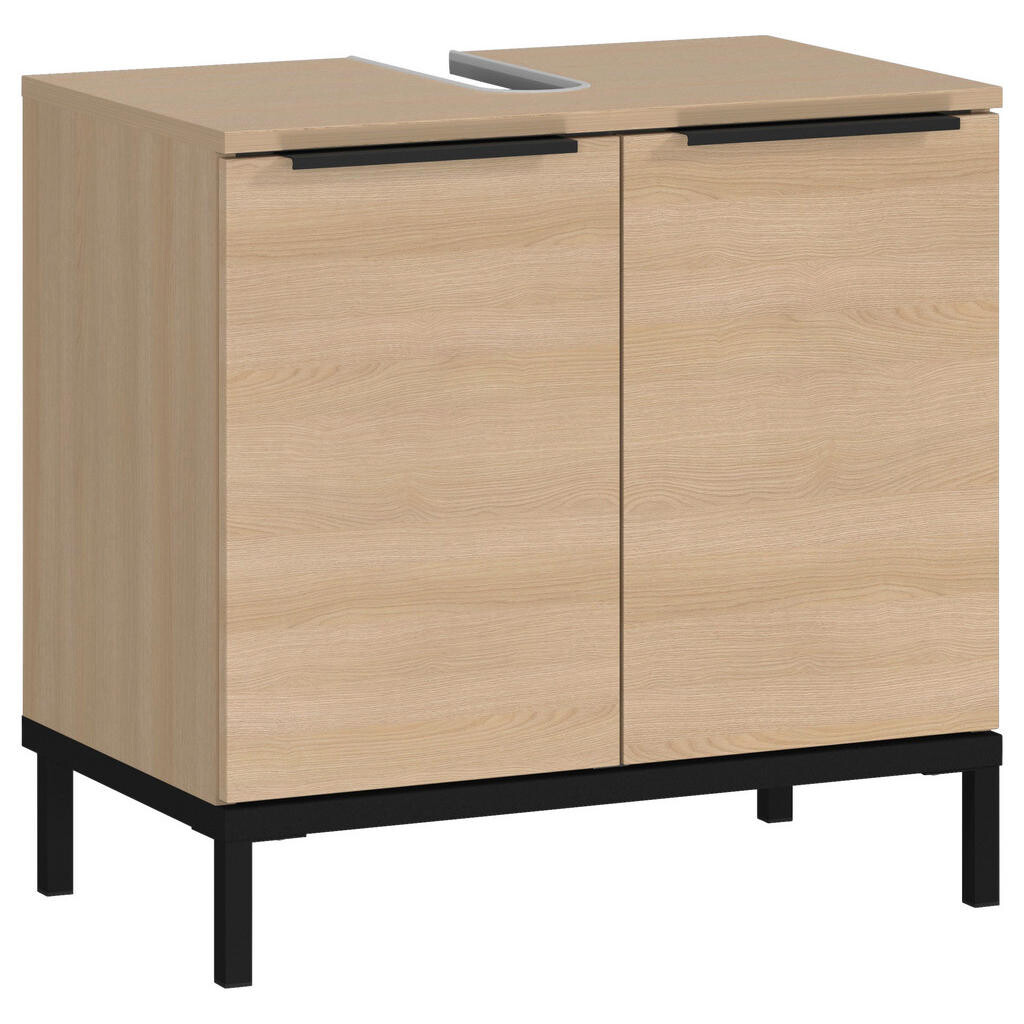 Xora SKŘÍŇKA POD UMYVADLO, barvy dubu, 60/58/38 cm