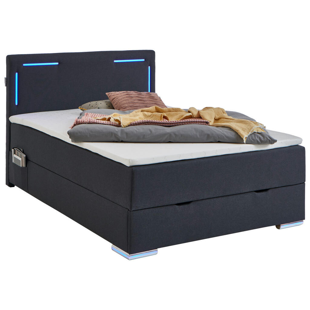 Xora POSTEL BOXSPRING, 140/200 cm, antracitová