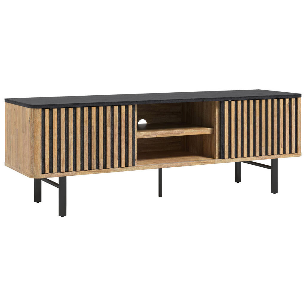 Landscape NÍZKÁ KOMODA, akácie, černá, barvy akácie, 160/55/45 cm