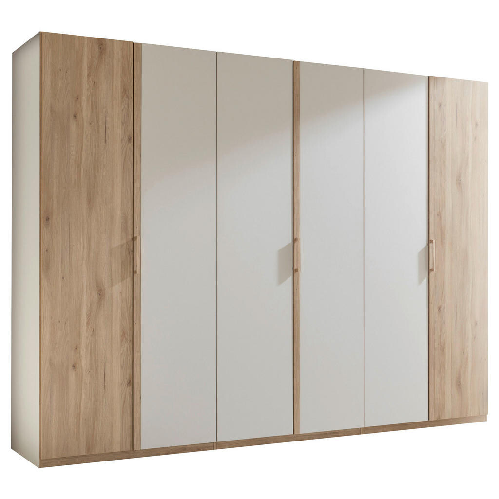 Xora ŠATNÍ SKŘÍŇ S OTOČNÝMI DVEŘMI, barvy dubu, kašmírová, 300/225,5/60,2 cm