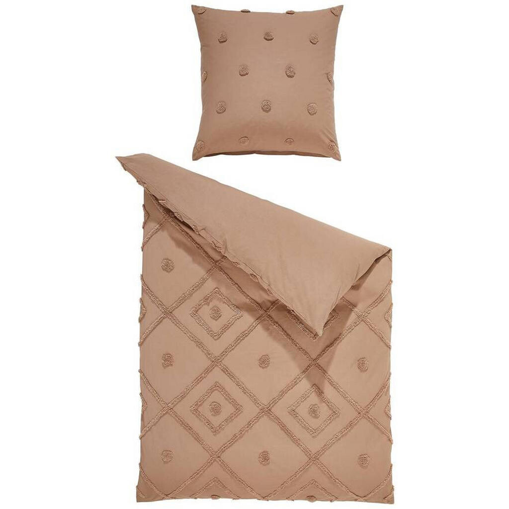 Ambiente POVLEČENÍ, renforcé, hnědá, 135/200 cm