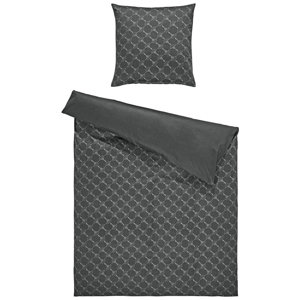 Joop! OBOUSTRANNÉ POVLEČENÍ, makosatén, barvy grafitu, 135/200 cm