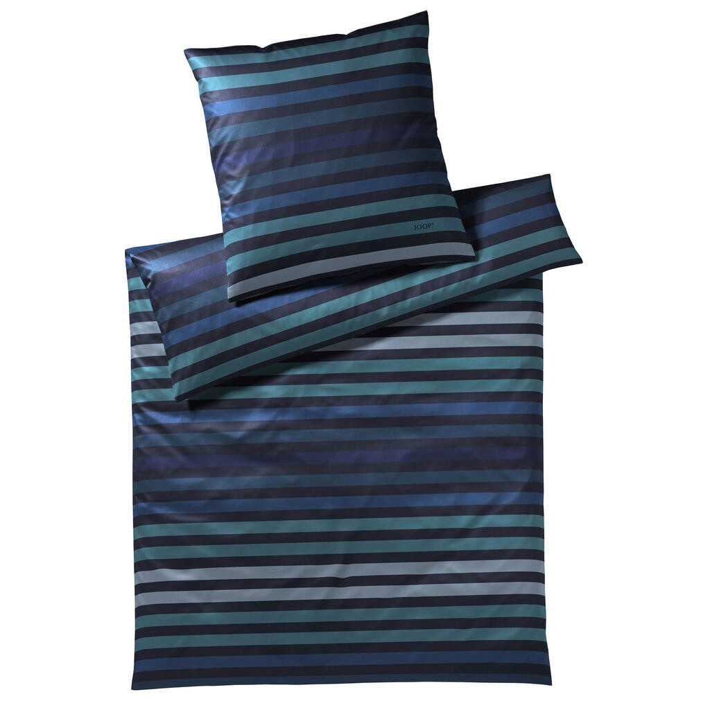 Joop! POVLEČENÍ, makosatén, petrolej, tmavě modrá, 155/220 cm