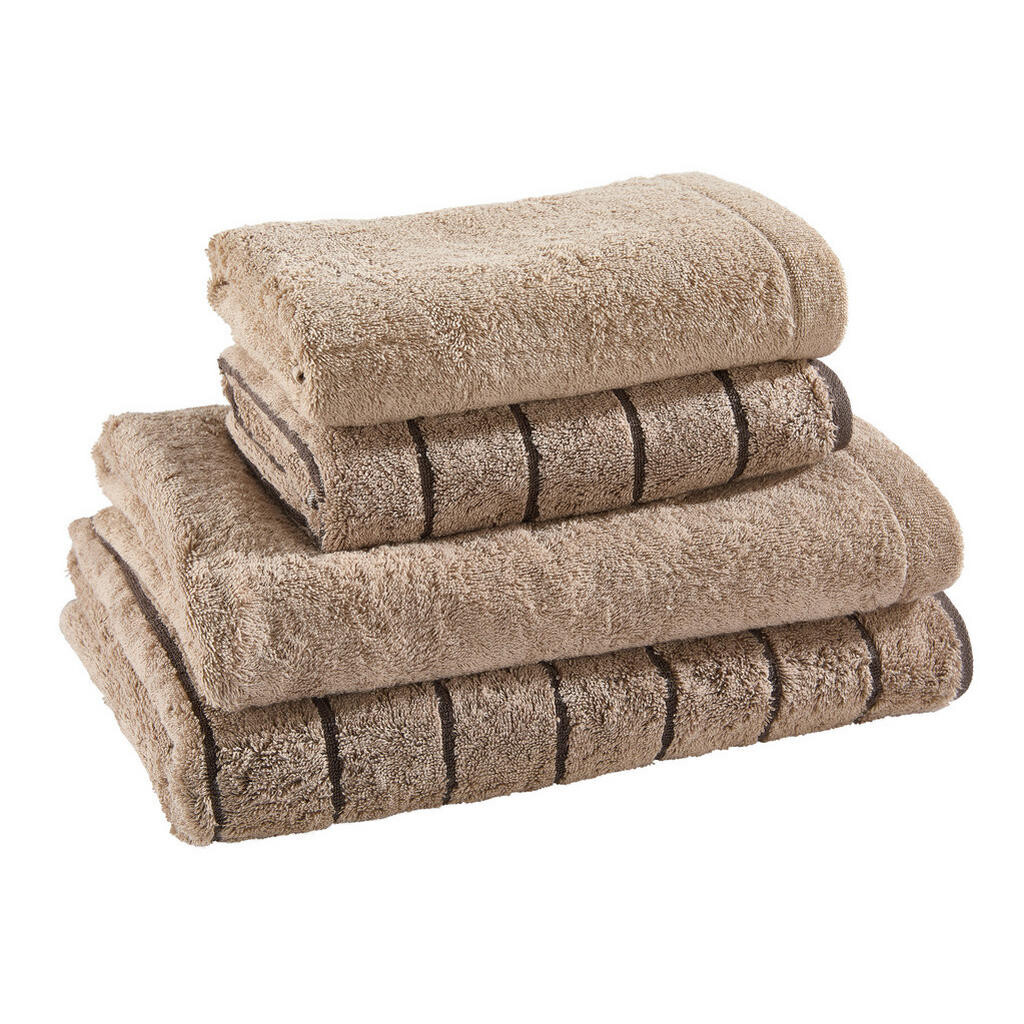 Cawoe SADA RUČNÍKŮ A OSUŠEK, pískové barvy