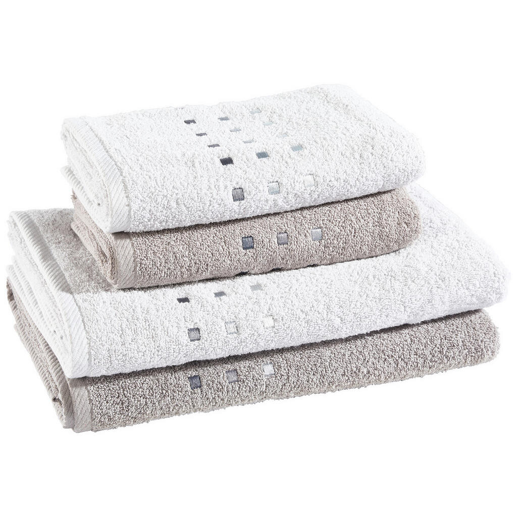 Esposa SADA RUČNÍKŮ A OSUŠEK, 50/100 cm, antracitová, barvy stříbra