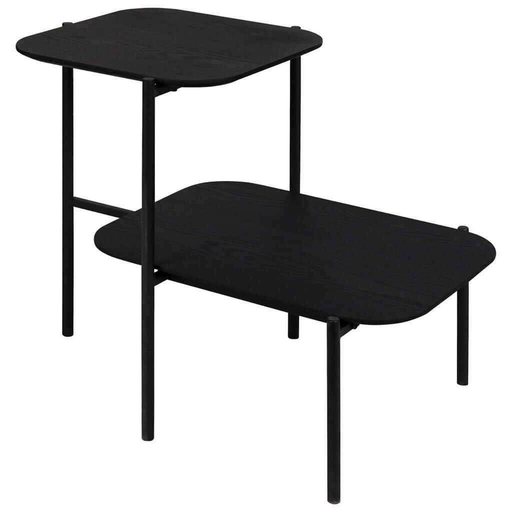 Lomoco ODKLÁDACÍ STOLEK, jasan, černá