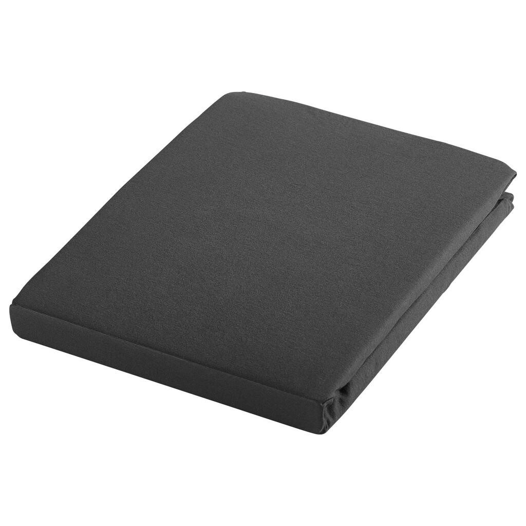 Bio:Vio ELASTICKÉ PROSTĚRADLO, žerzej, antracitová, 100/200 cm