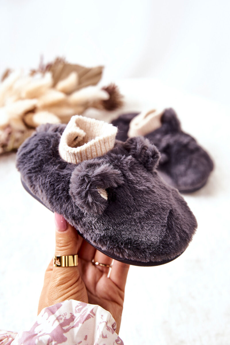 Boto Teplý fleece se švy Tmavě šedá Dessi