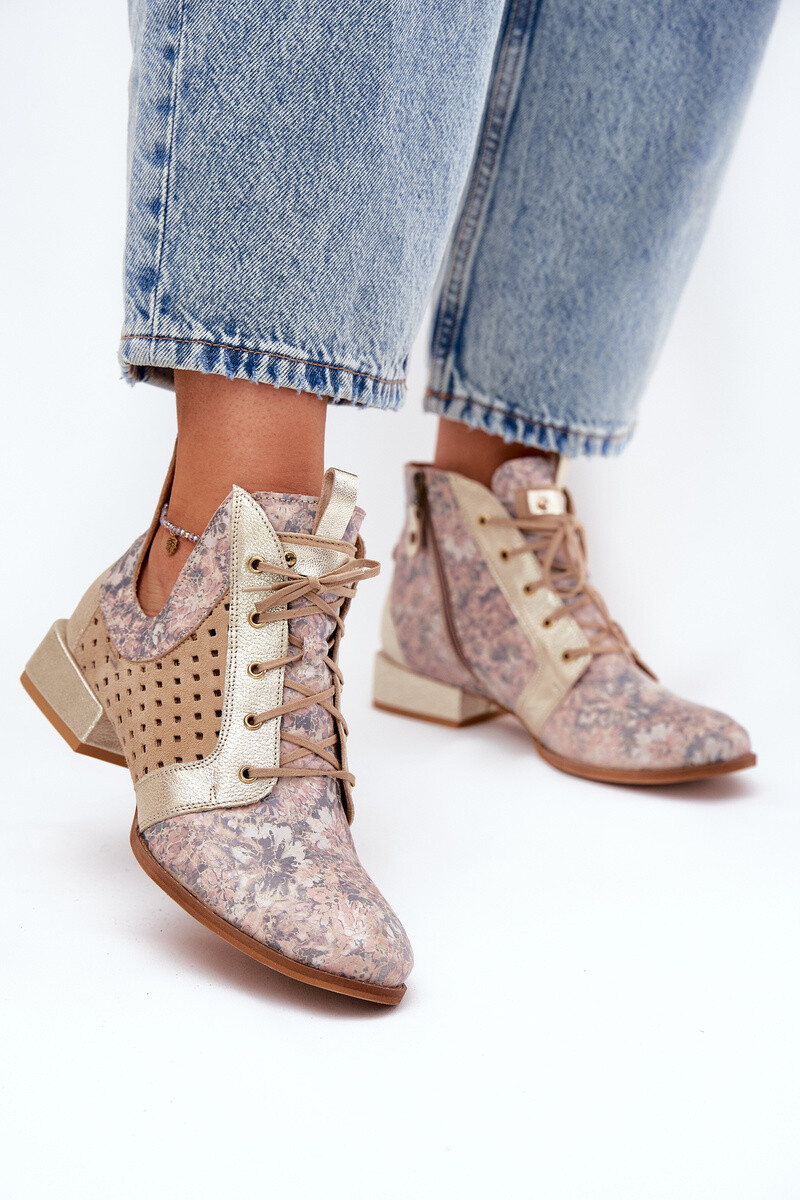 Kožené Kotníkové Boty Maciejka