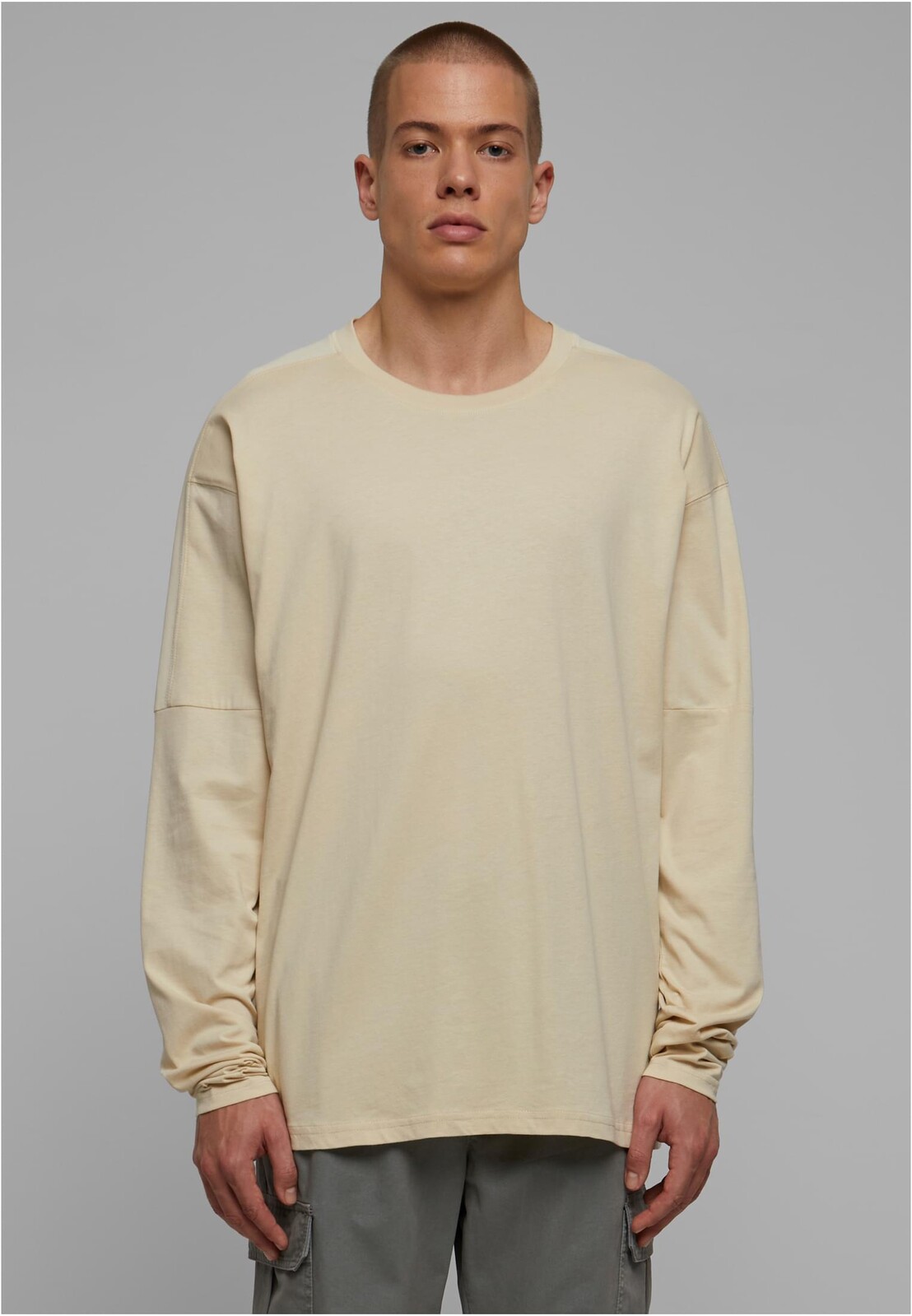 Písková raglánová záda s dlouhým rukávem