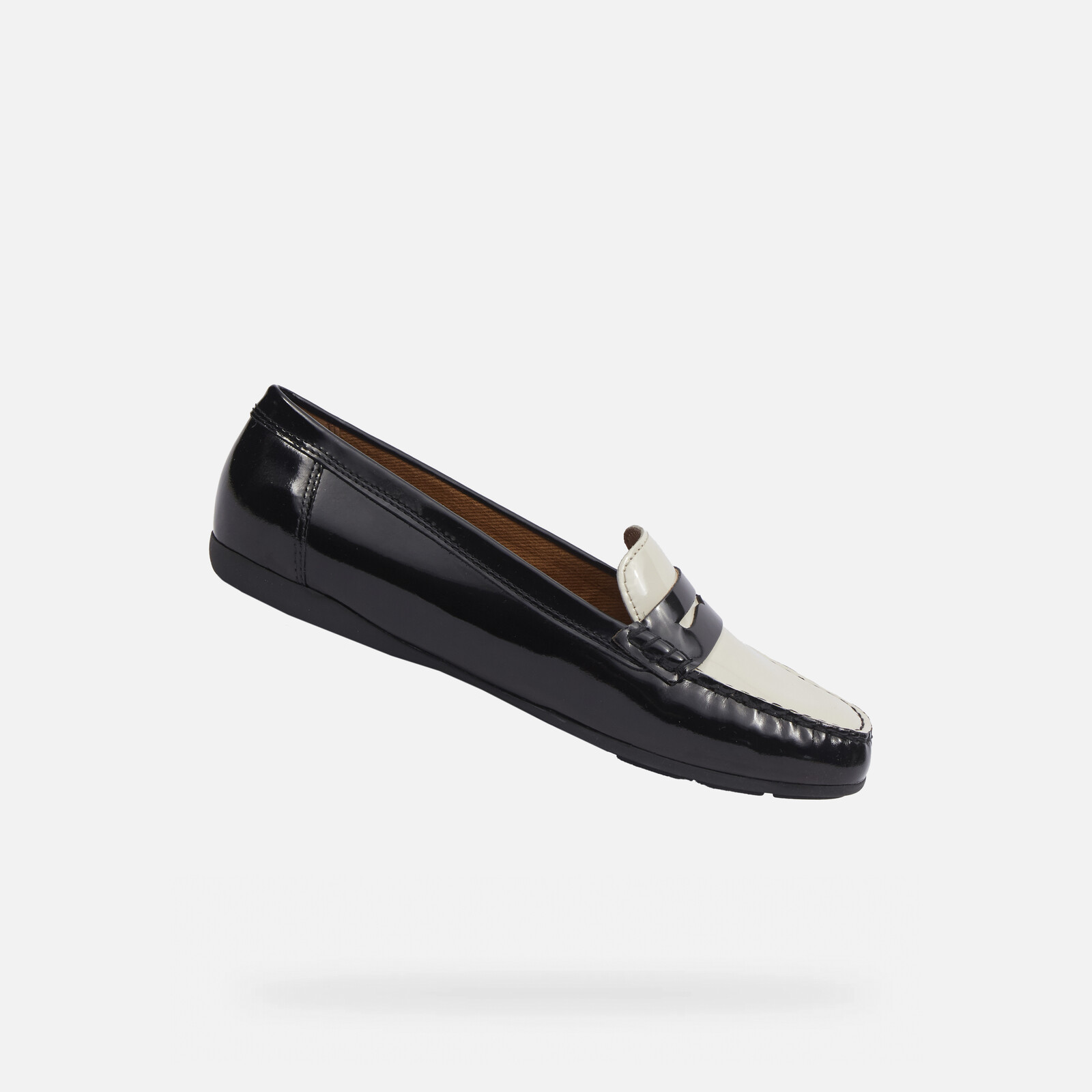 Černé dámské mokasíny Geox Annytah MOC - Dámské