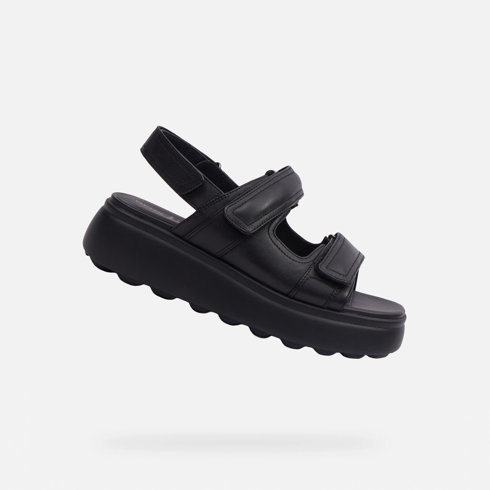 Černé dámské sandály Geox Spherica EC4.1 S - Dámské