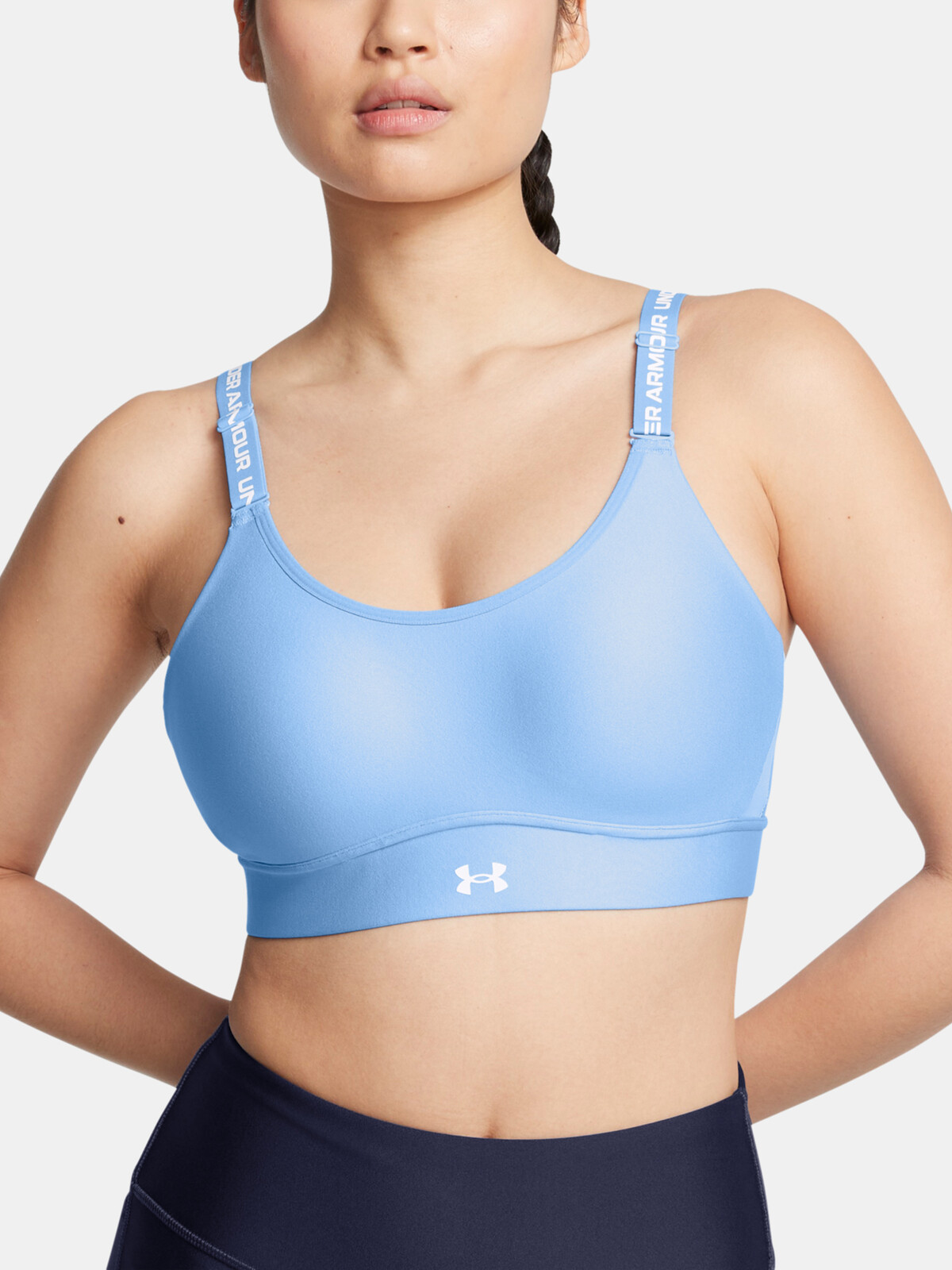 Dámská podprsenka Under Armour UA Infinity Mid 2.0 Bra-BLU - Dámské