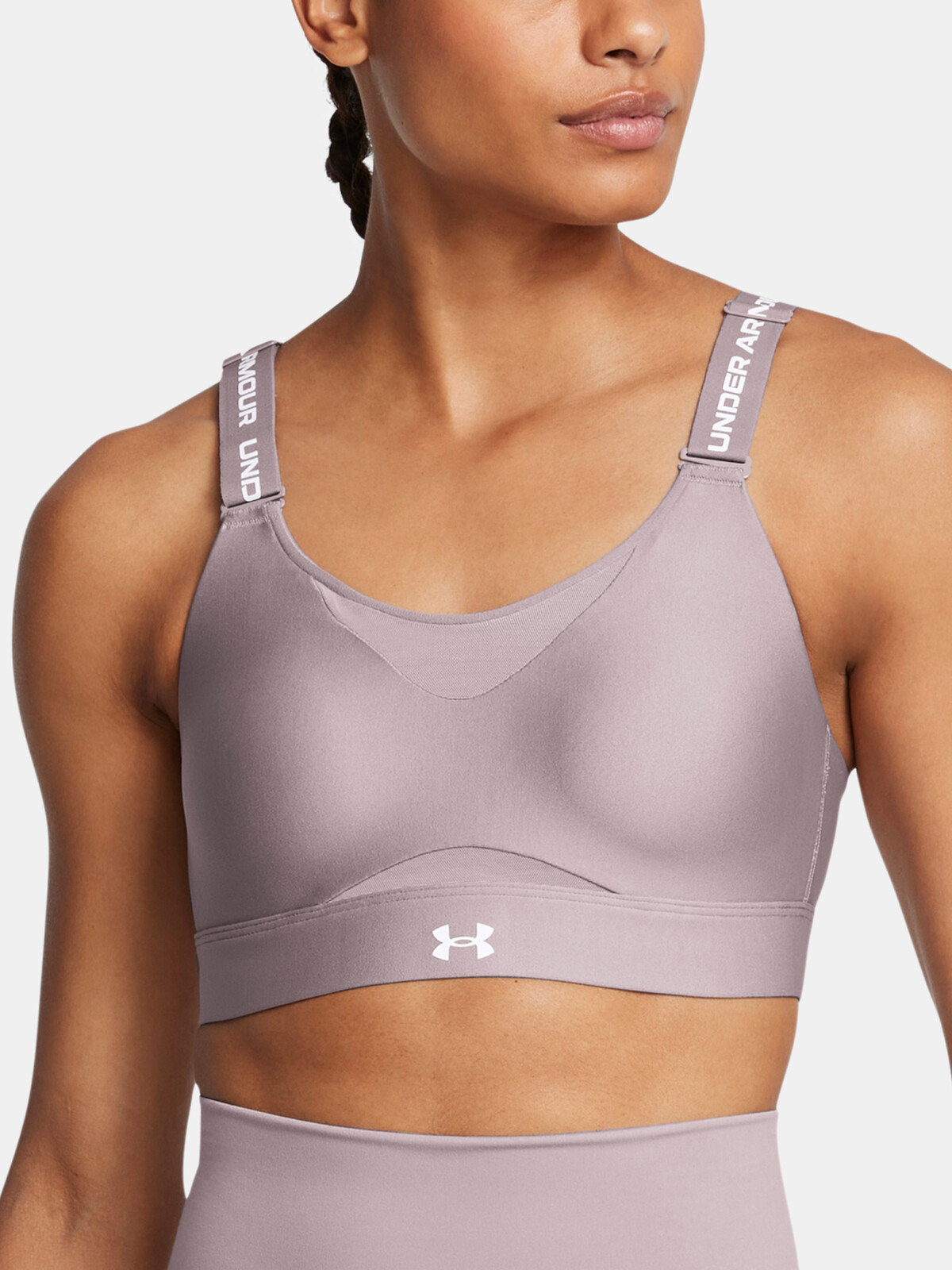 Dámská podprsenka Under Armour UA Infinity High 2.0 Bra-GRY - Dámské