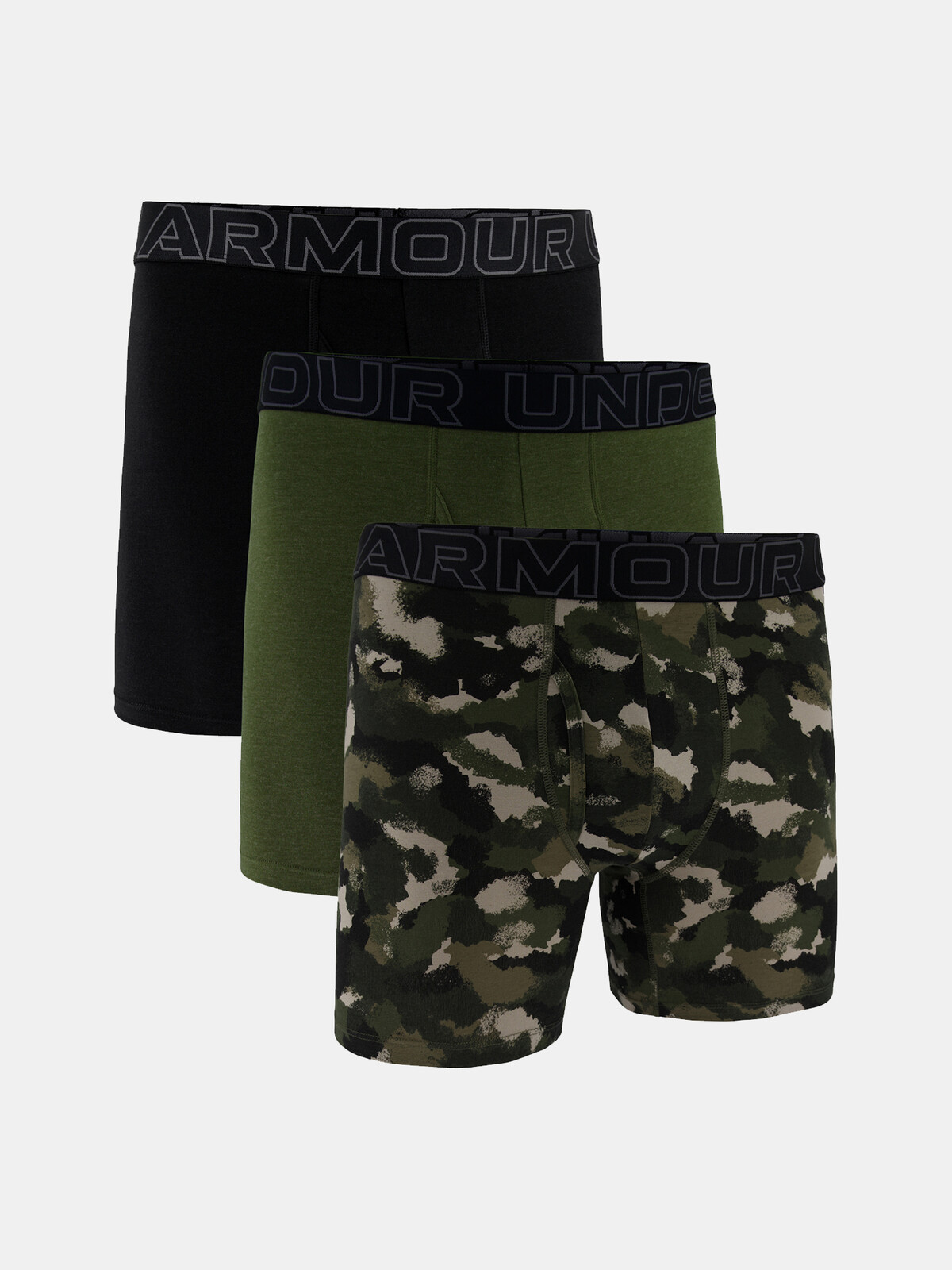 Pánské boxerky Under Armour M UA Perf Cotton Nov 6in (3ks) - Pánské