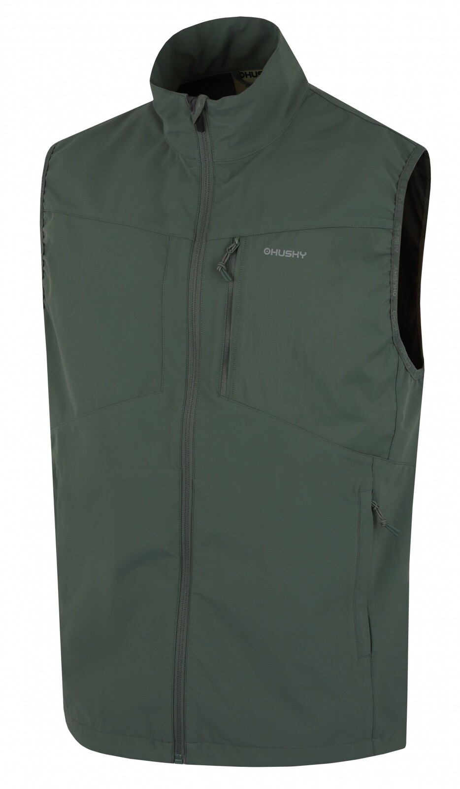 Husky Salien M L, faded green Pánská softshell vesta