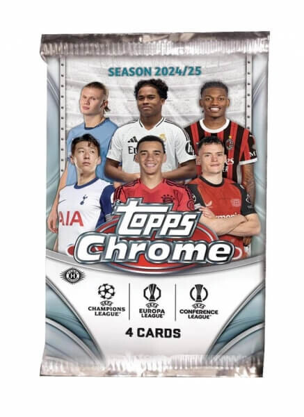 2024-2025 Topps Chrome UEFA Club Competition Hobby Balíček