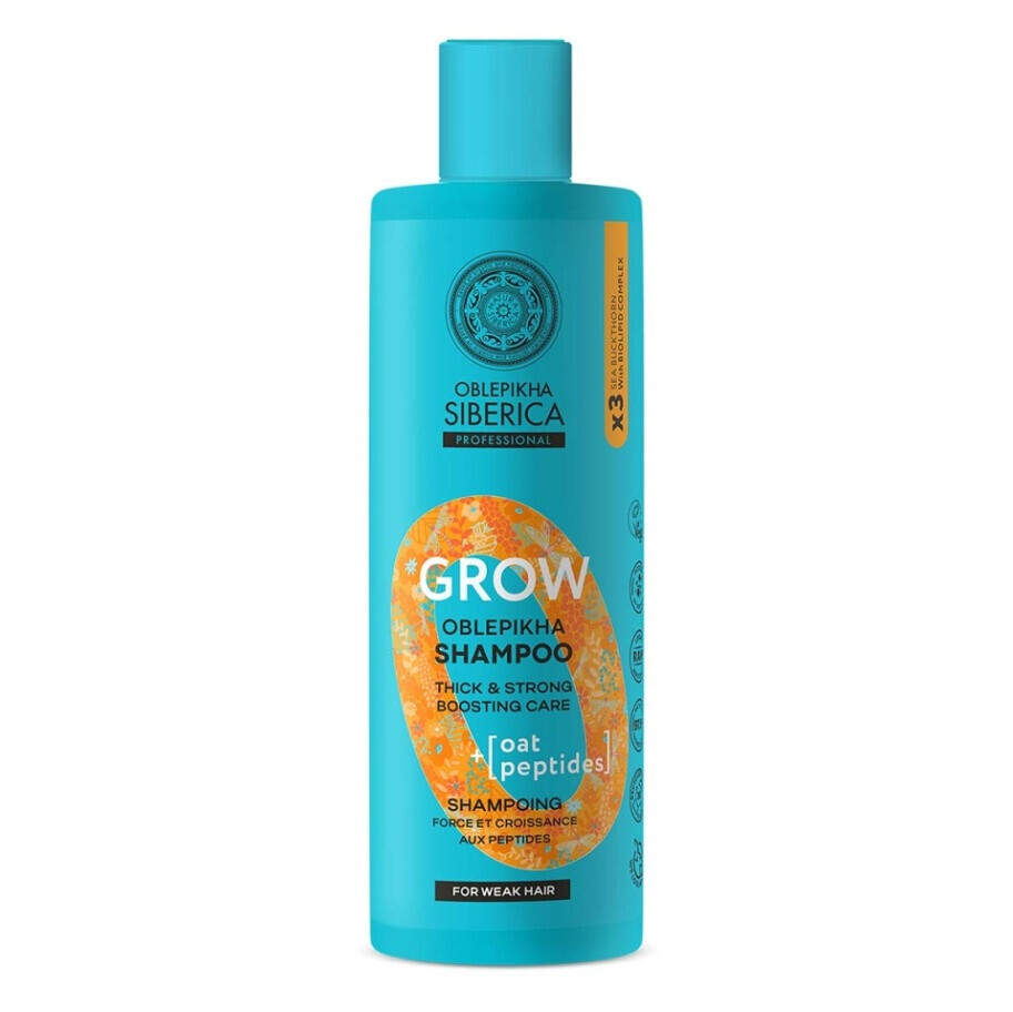 NATURA SIBERICA O Grow Peptidový posilující šampon 400 ml