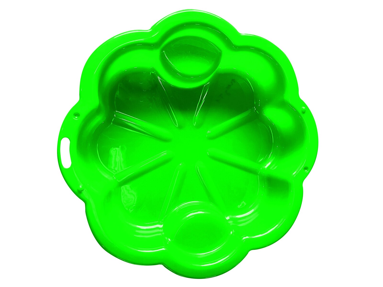 Pískoviště květina - zelené 107x107 cm