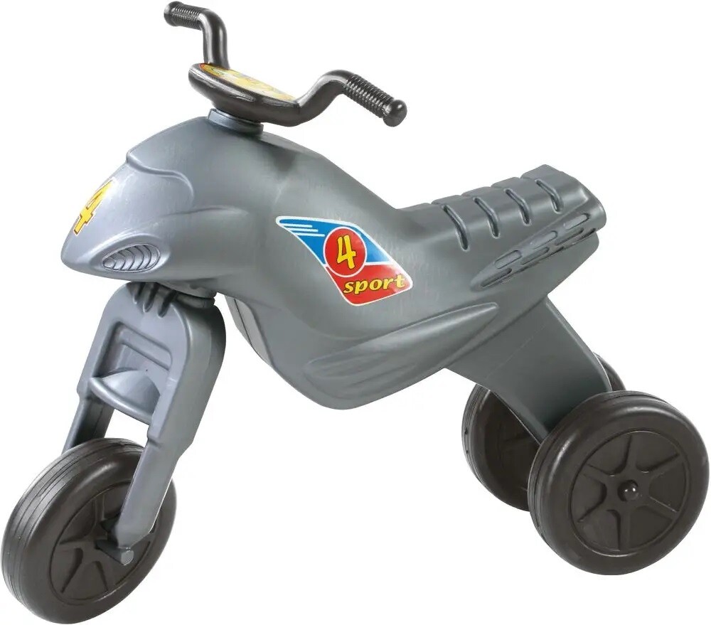 Odrážedlo Super Bike maxi - stříbrné 48 cm