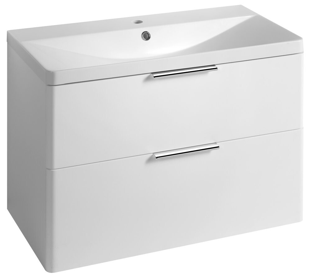 AQUALINE DENEB umyvadlová skříňka 80,5x55x39,4cm, bílá mat DN284