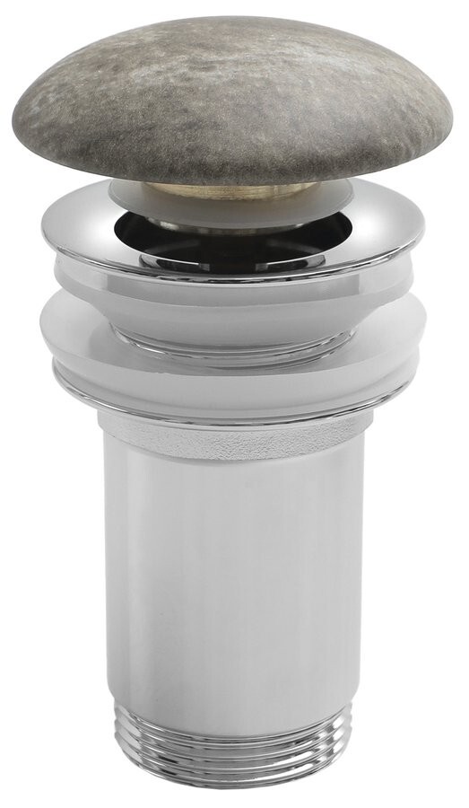 SAPHO Umyvadlová výpust 5/4“, click-clack, keramická zátka, 10-50, breccia mramor AR900BM
