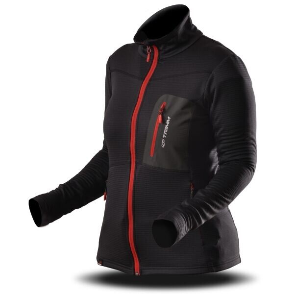 TRIMM MICRON LADY Dámská mikina, černá, velikost