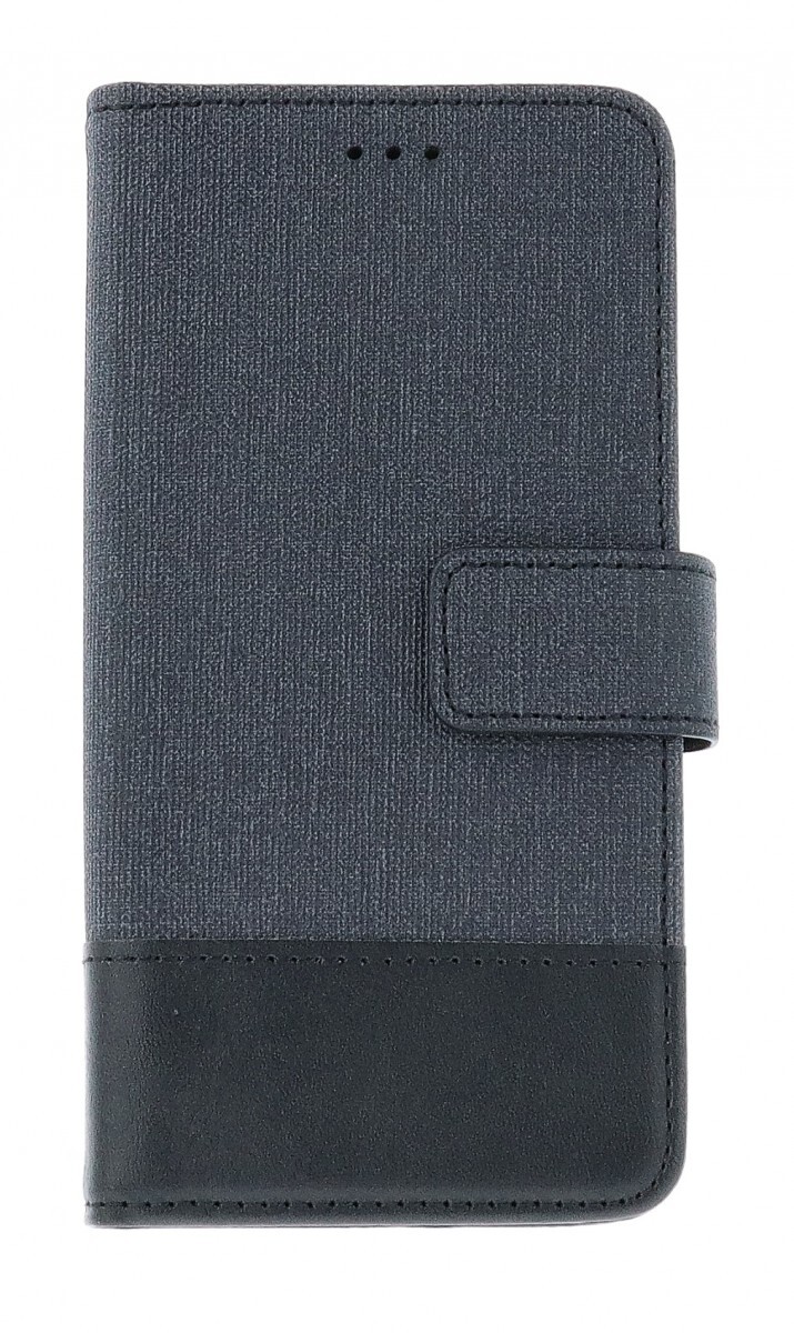 Pouzdro TopQ GOMMA iPhone 16e knížkové černé 139295