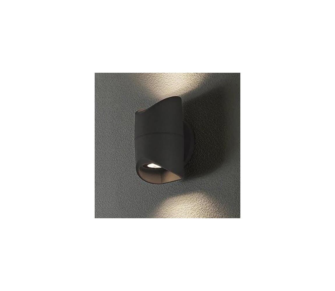 Eglo Eglo 95076 - Venkovní nástěnné svítidlo ABRANTES 2xLED/6W/230V IP44