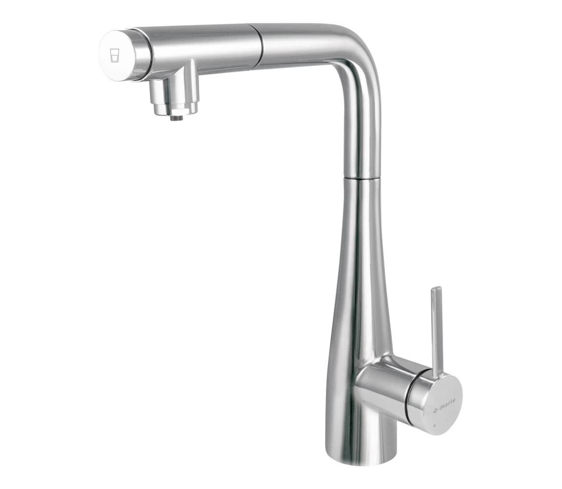 Deante Deante BRE_075M - Dřezová baterie s vytahovací sprškou ERIDAN lesklý chrom