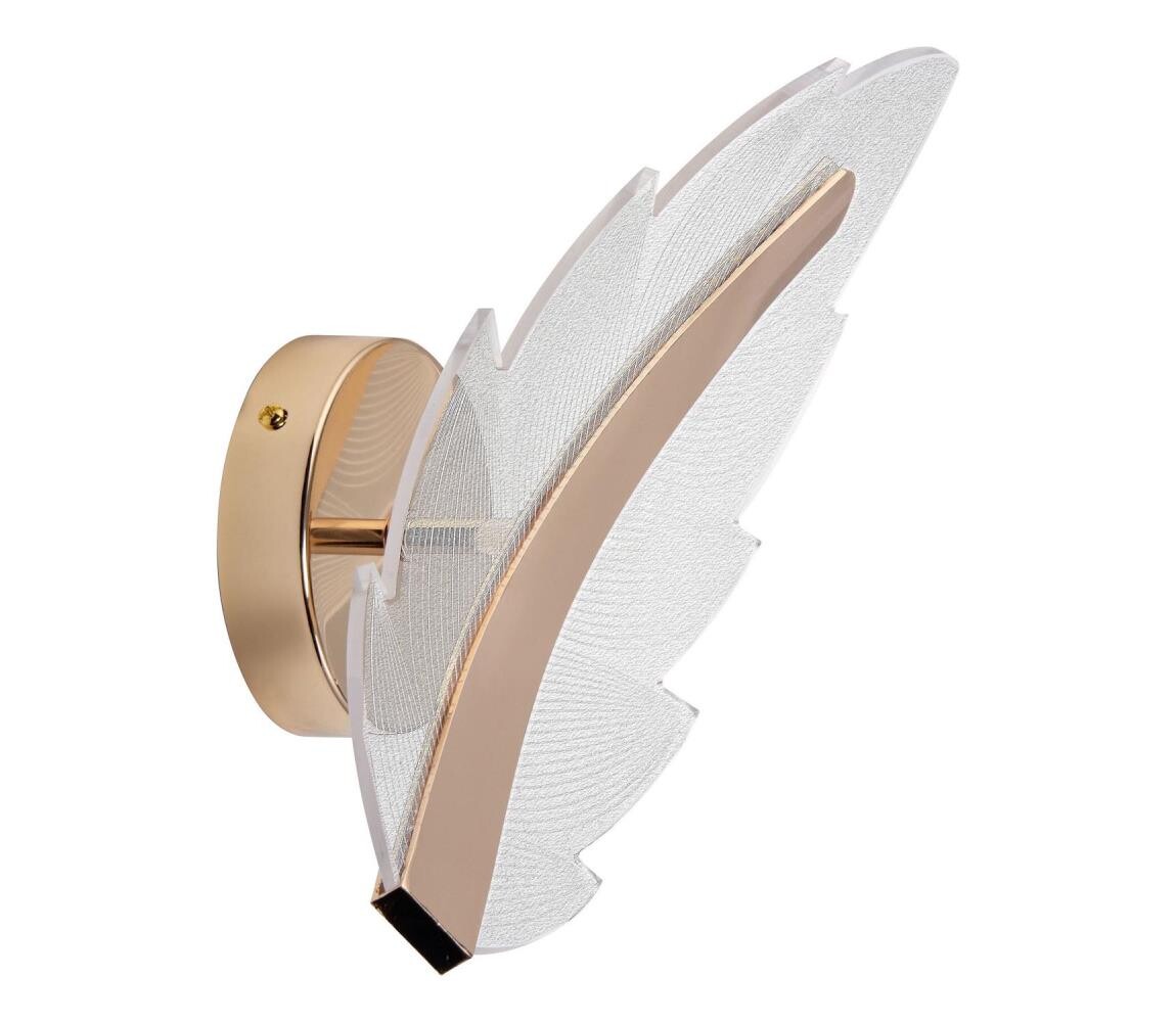 LED Nástěnné svítidlo LED/12W/230V zlatá