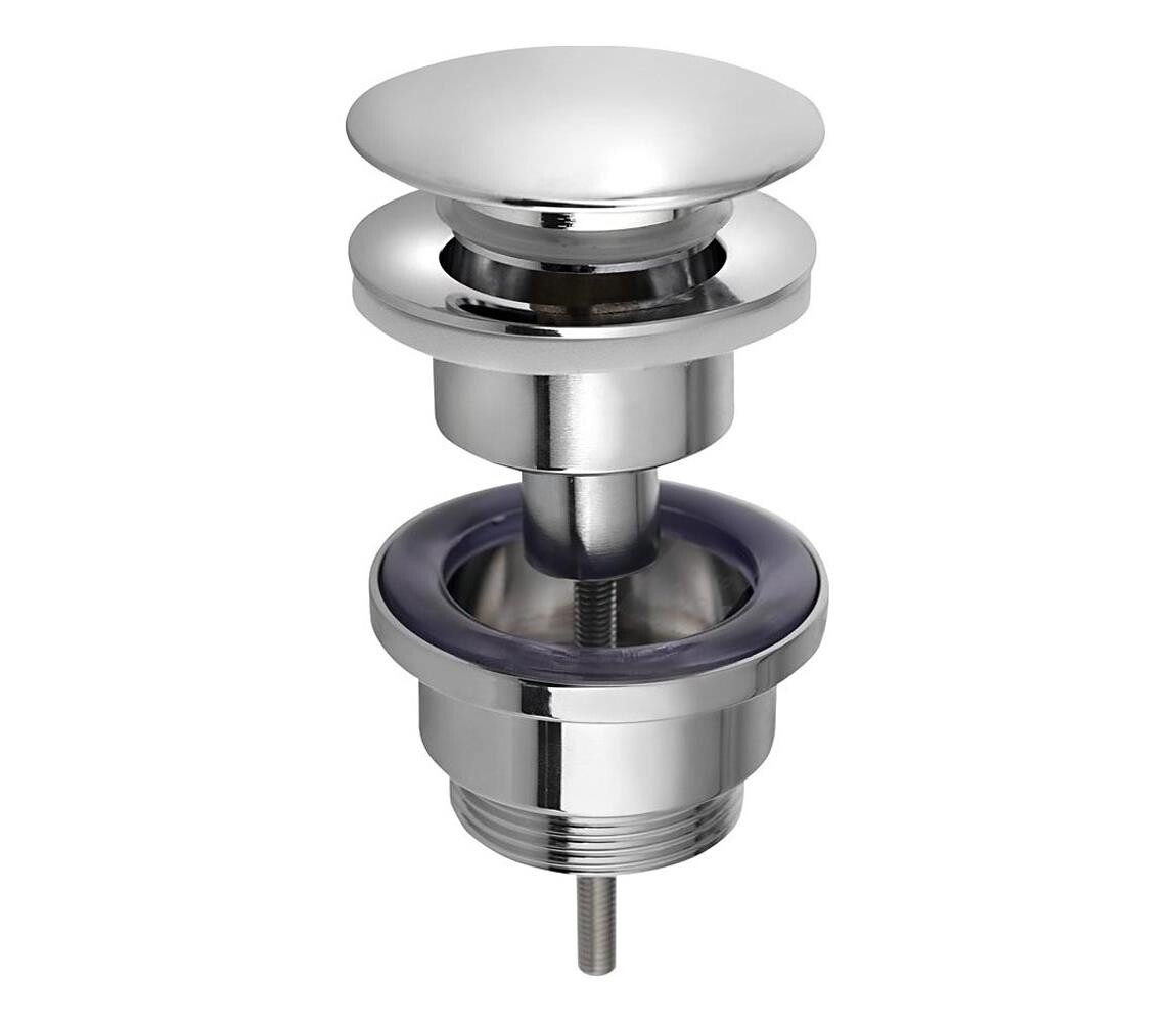 Bruckner Bruckner - Umyvadlová výpusť CLICK-CLACK pr. 6,4 cm lesklý chrom