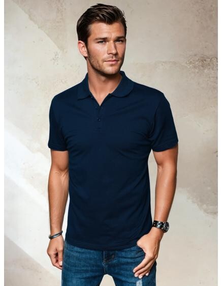 Pánská polokošile Q02 tmavě modrá