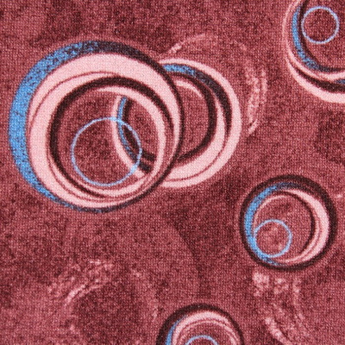 AKCE: 200x420 cm Metrážový koberec Drops 84, šíře, červená, filc, chodba / předsíň, ITC