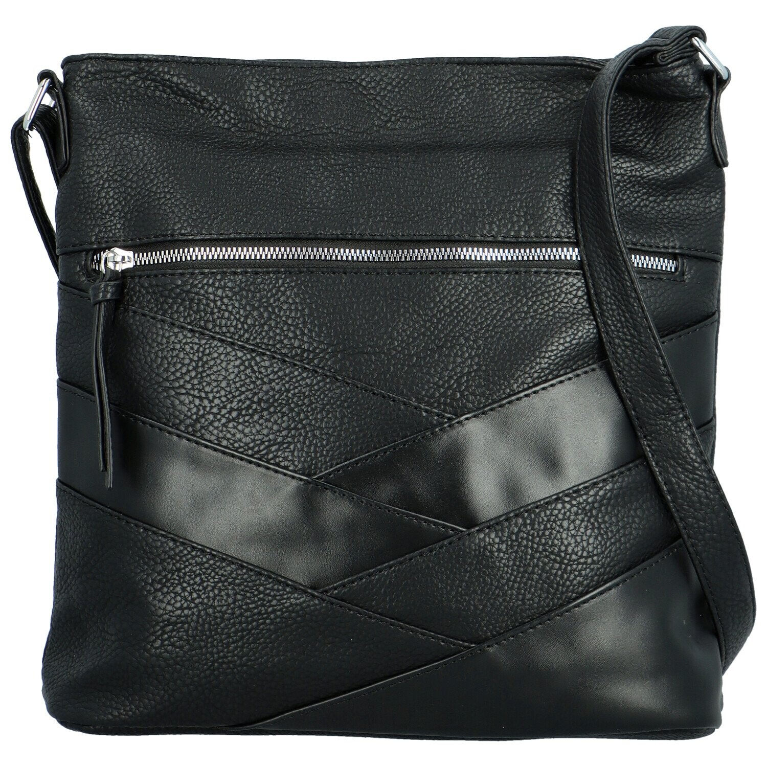 Dámská crossbody kabelka černá - Firenze Rune černá