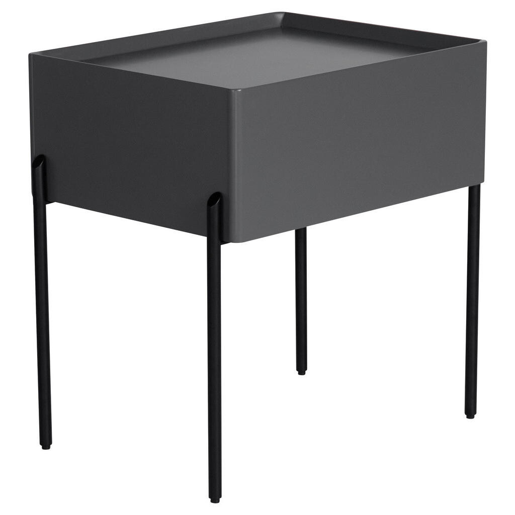 Livetastic NOČNÍ STOLEK, šedá, 50/55/40 cm