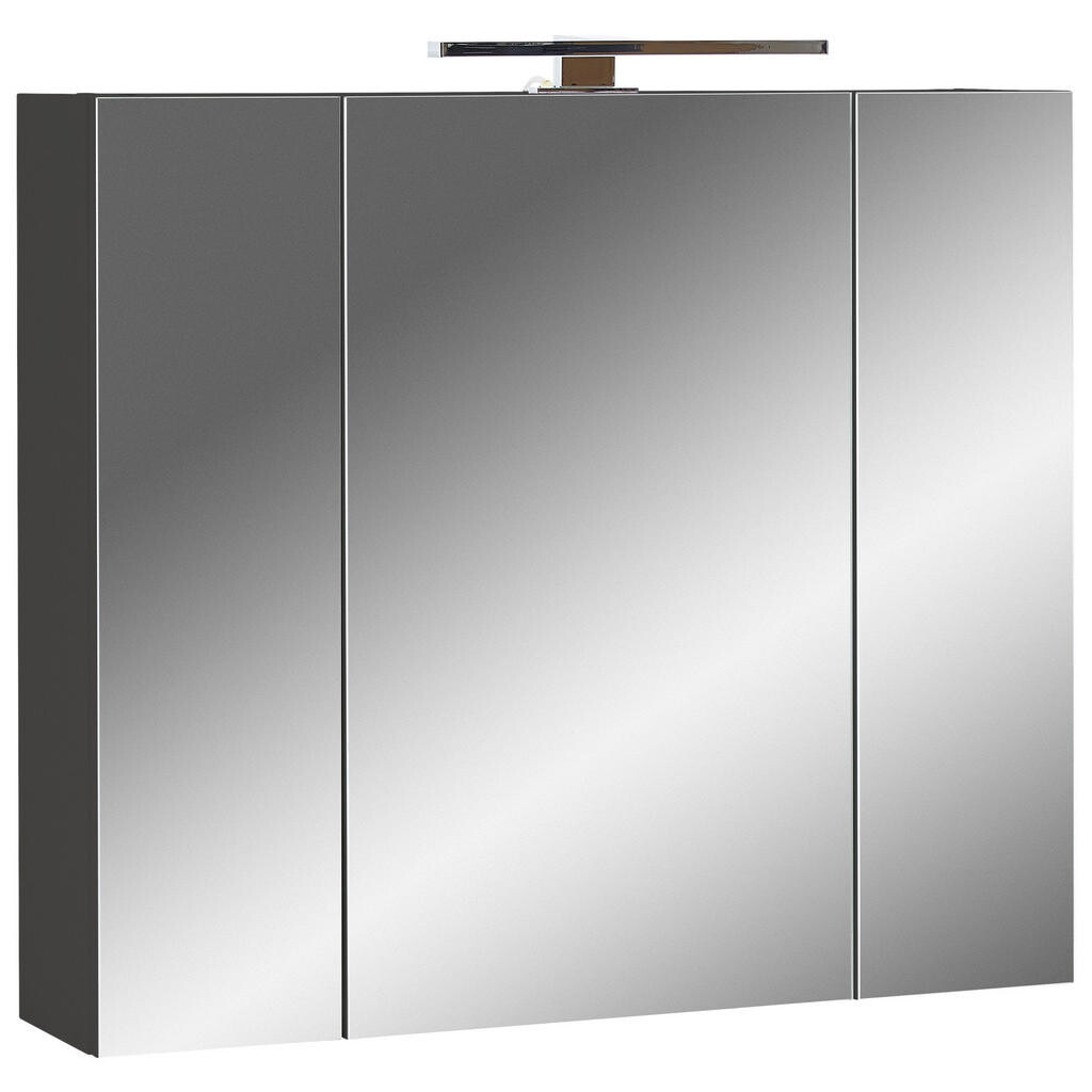 Xora ZRCADLOVÁ SKŘÍŇKA, barvy grafitu, barvy grafitu, 76/71/23 cm