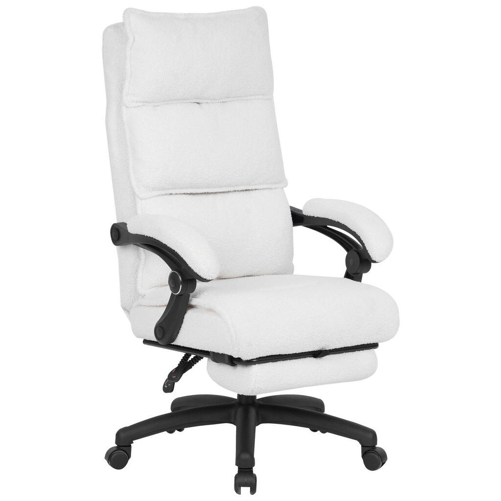 Carryhome KANCELÁŘSKÉ KŘESLO, látka teddy, béžová