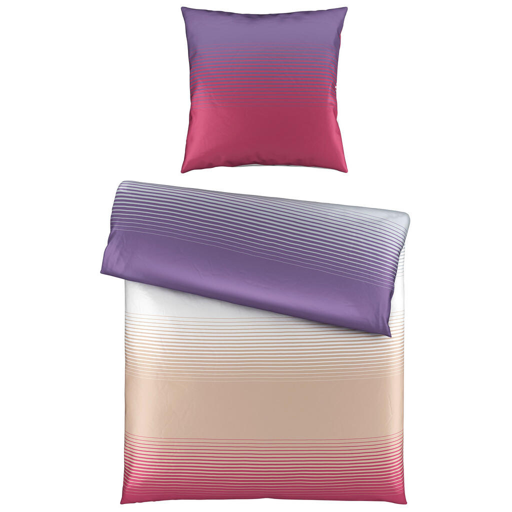 Novel POVLEČENÍ, satén, růžová, 135/200 cm