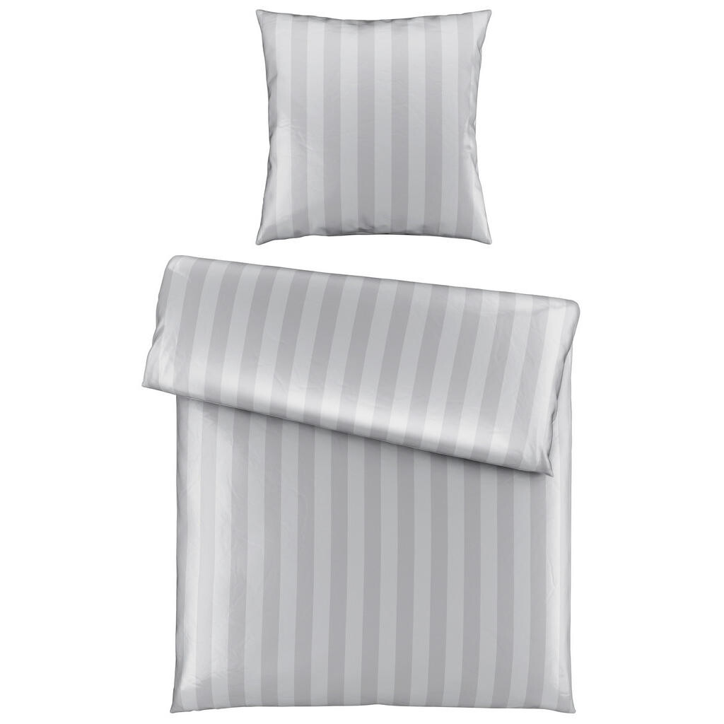 Novel POVLEČENÍ, satén, barvy stříbra, 135/200 cm