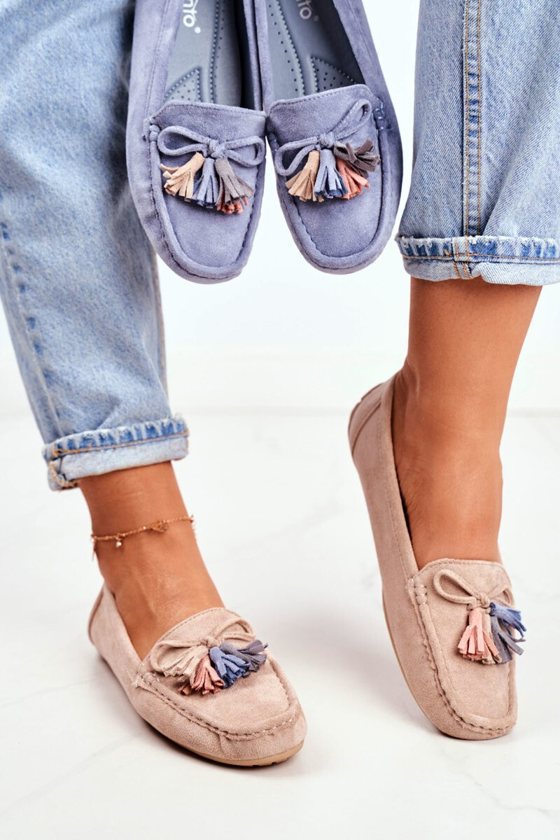 EVENTO Dámské Semišové Mokasíny