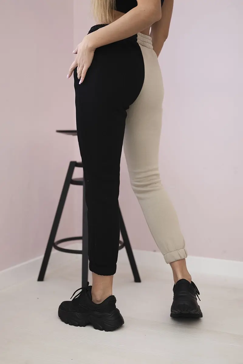 Kesi Dámské tepláky s nápisem QUEEN černý