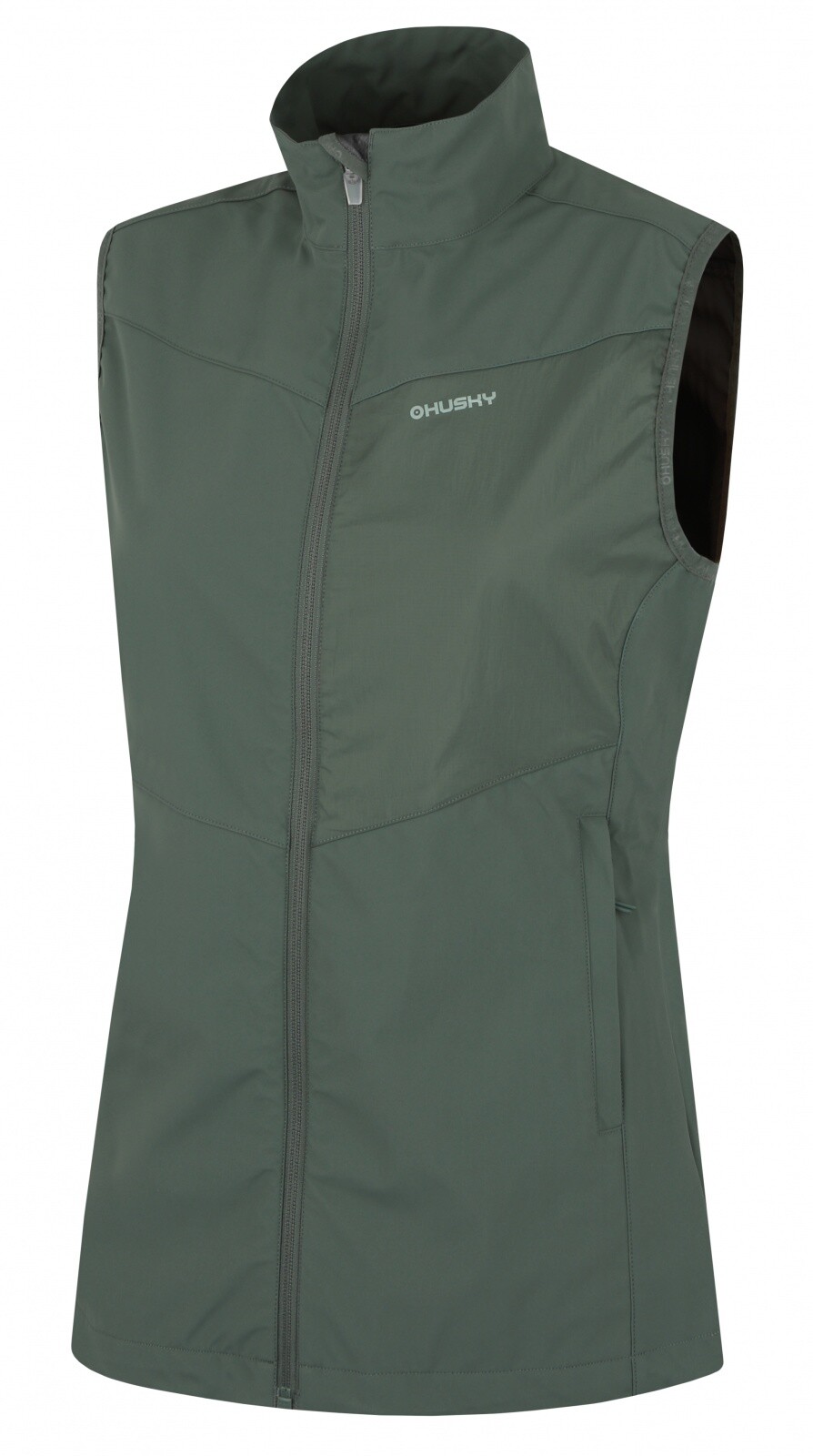 Husky Salien L S, faded green Dámská softshell vesta